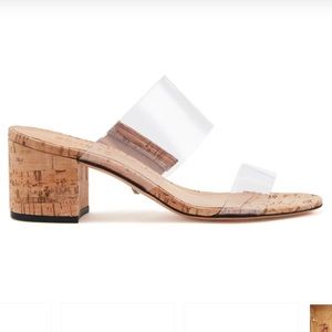 Schutz Victorie Cork & Vinyl Sandal